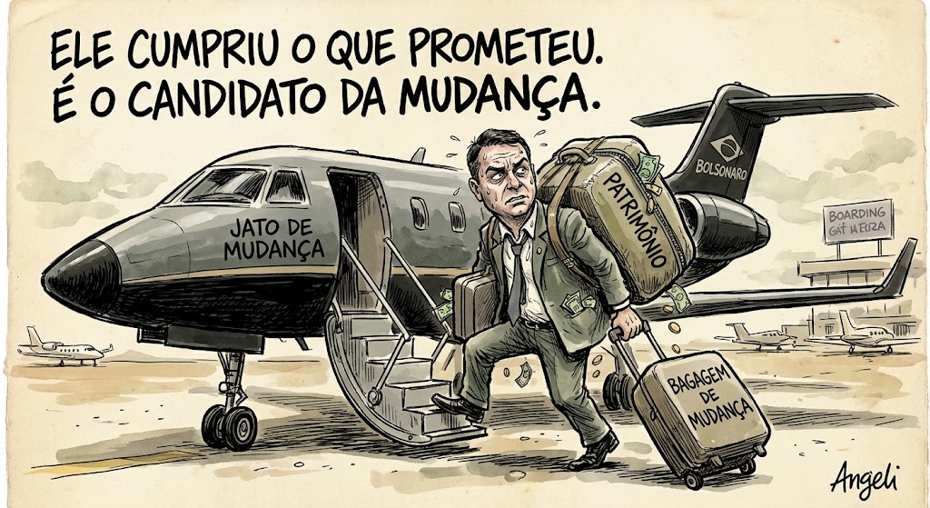Flávio cumpriu o que prometeu. Era mesmo o candidato da mudança