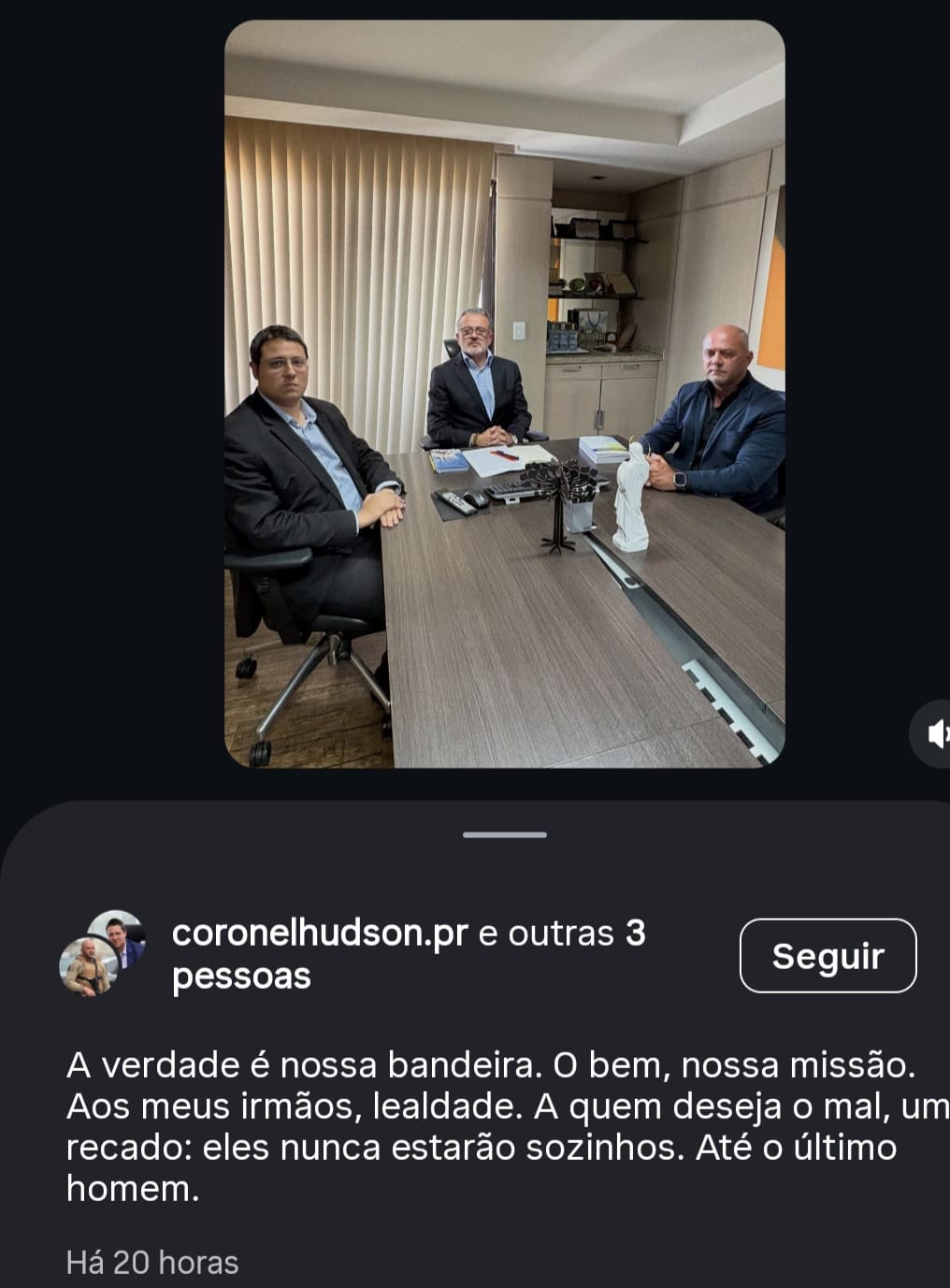 Primeiro, segundo, terceiro, ou Quarto Poder, do que se trata a mensagem?